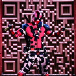 Deadpool QR art