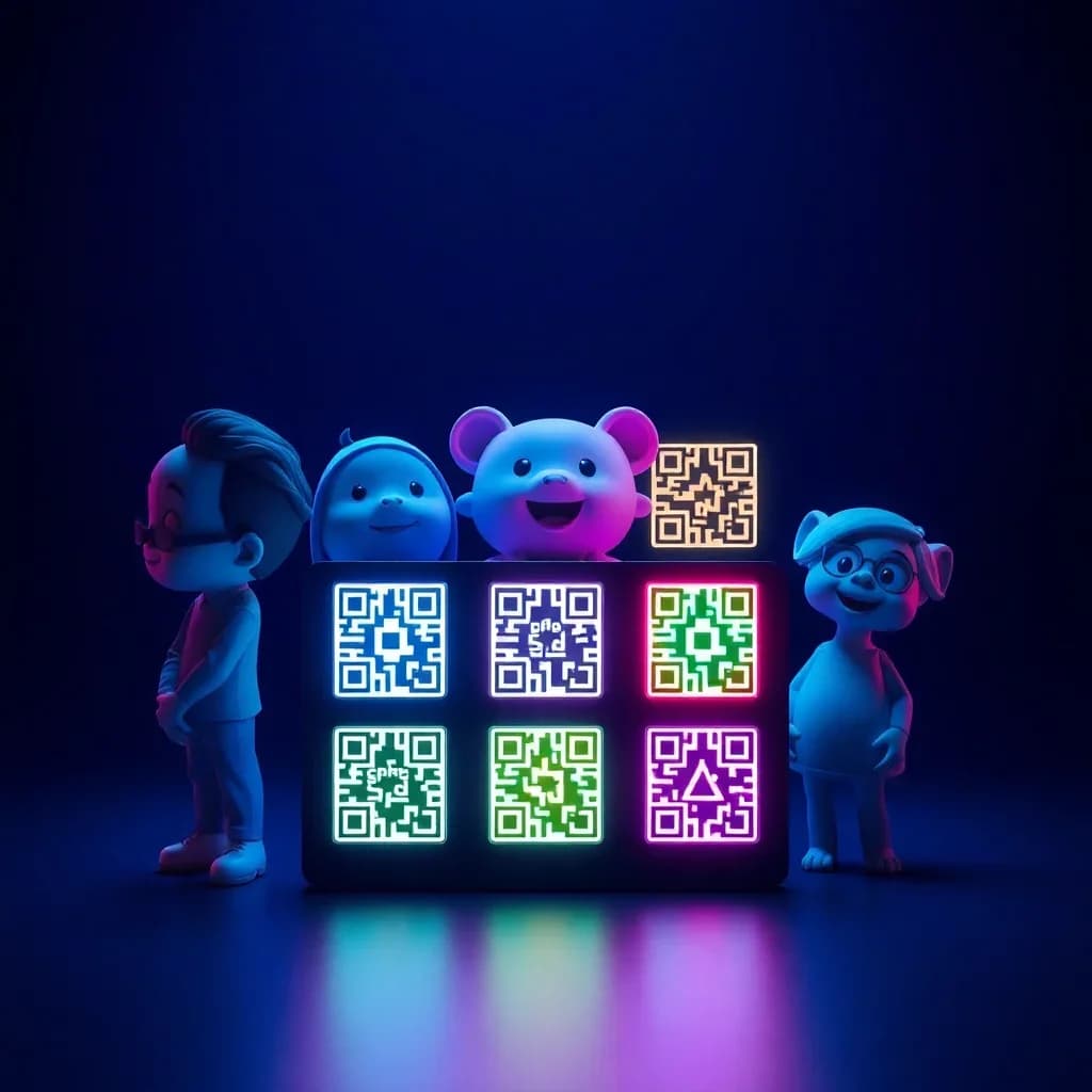 QR code com IA - mais de 130 presets de estilo artístico em 28 categorias para todo setor e estética