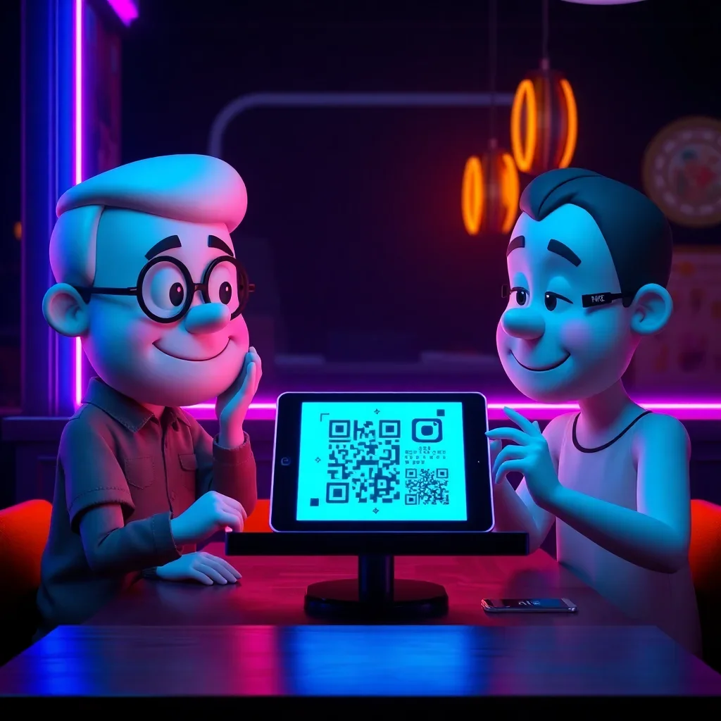 AI QR code for restaurant industry — warm, appetizing style that matches interior design